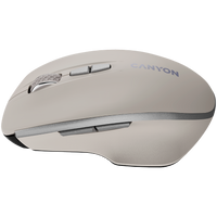 Мишка CANYON mouse MW-21 BlueLED 7buttons Wireless Cosmic Latte - CNS-CMSW21CL thumbnail 3