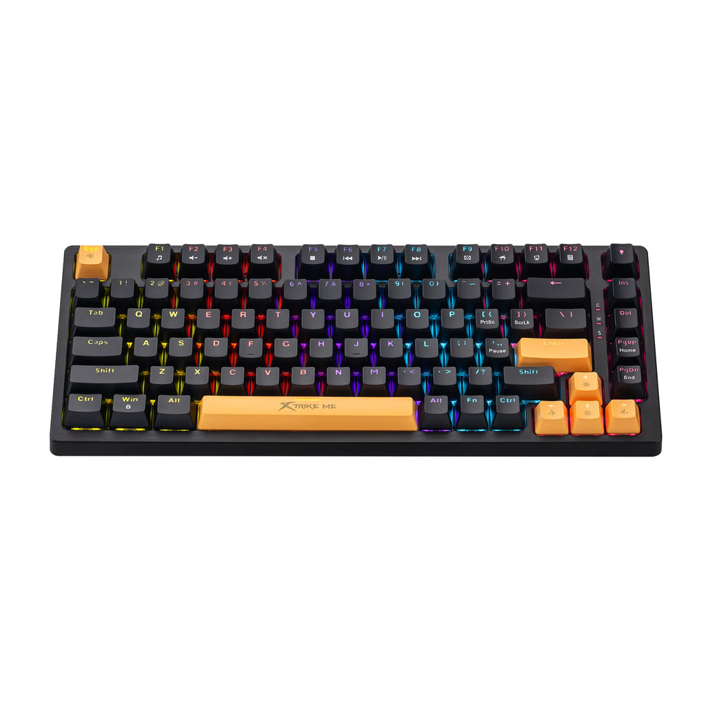 Xtrike ME геймърска механична клавиатура Gaming Mechanical keyboard 82 keys TKL - GK-996 - (English US) (XTRM-GK-996-BK)