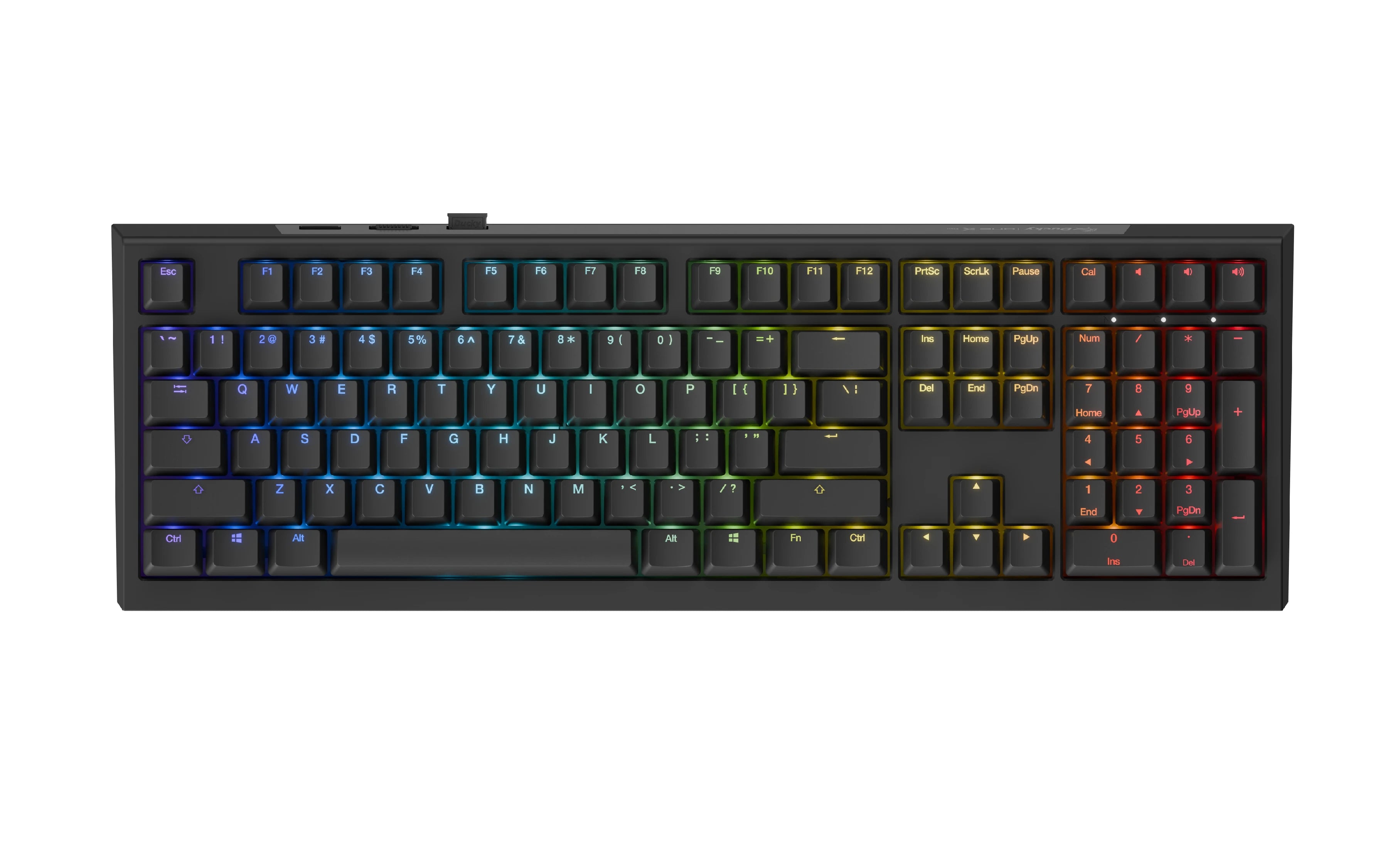 Ducky Професионална геймърска механична клавиатура Professional One X Wireless Black Ducky AI Switches [Linear]