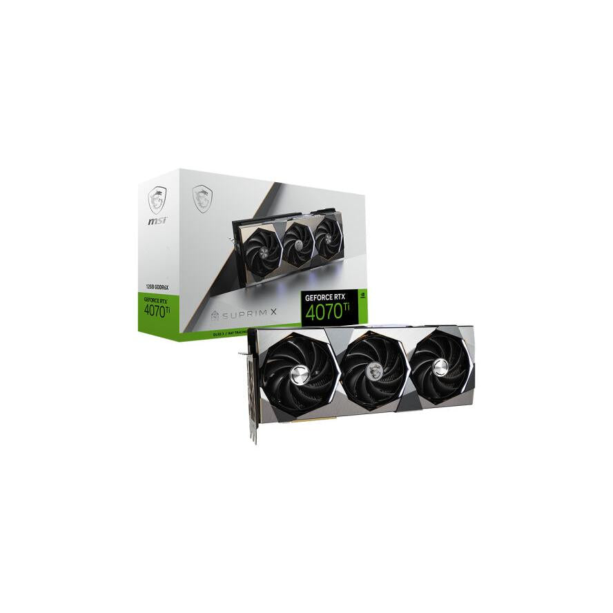 MSI RTX4070 TI SUPRIM X 12GB GDDR6X HDMI 3xDP - (A) - V513-005R (8 дни доставкa)