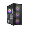 Кутия за компютър FSP CUT592 Black ARGB TG, E-ATX Full - Tower - FORT-CASE-CUT592