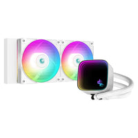 Охлаждаща система DeepCool Water Cooling LS520 SE White Addressable RGB, Infinity mirror design LGA1700/AM5 - R-LS520-WHAMMM-G-1 thumbnail 1