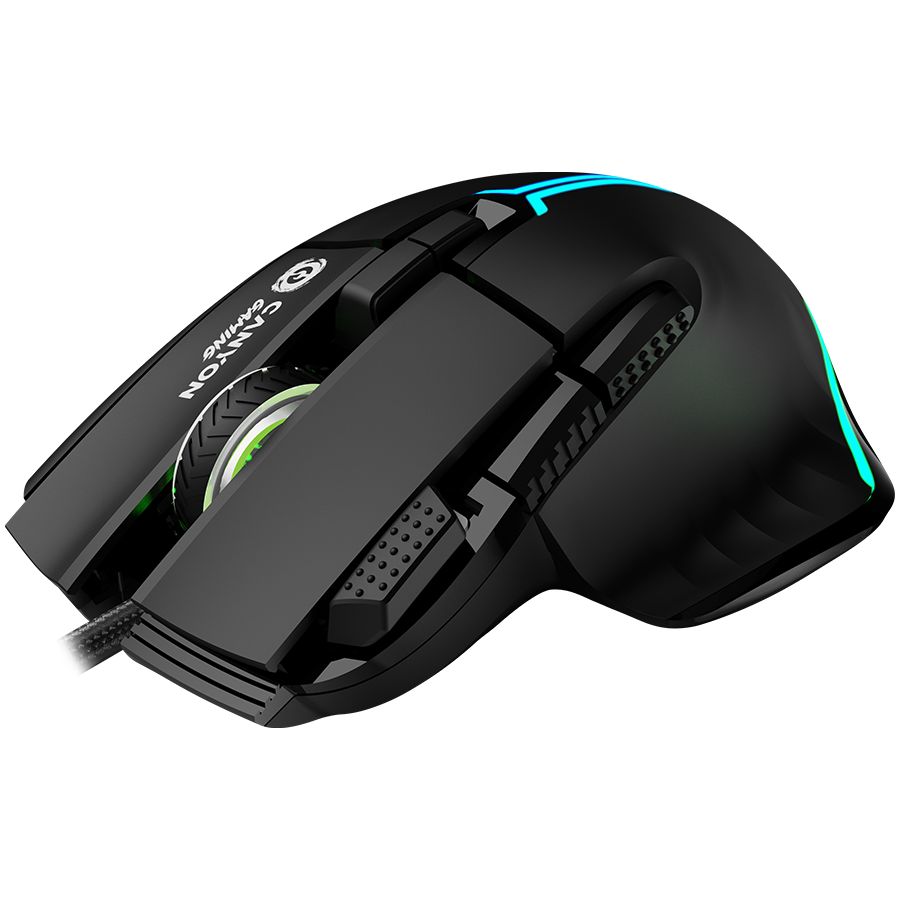 CANYON mouse Fortnax GM-636 RGB 9buttons Wired Black - CND-SGM636B