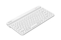 Безжична клавиатура A4tech Fstyler FBK30, Bluetooth, 2.4G, Стойка за телефон, Кирилизирана, Бяла - A4-KEY-FBK30-WHITE thumbnail 3