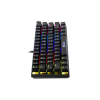 Xtrike ME геймърска механична клавиатура Gaming Mechanical keyboard 61 keys TKL - GK-916 - (English US) (XTRM-GK-916-BK) thumbnail 3