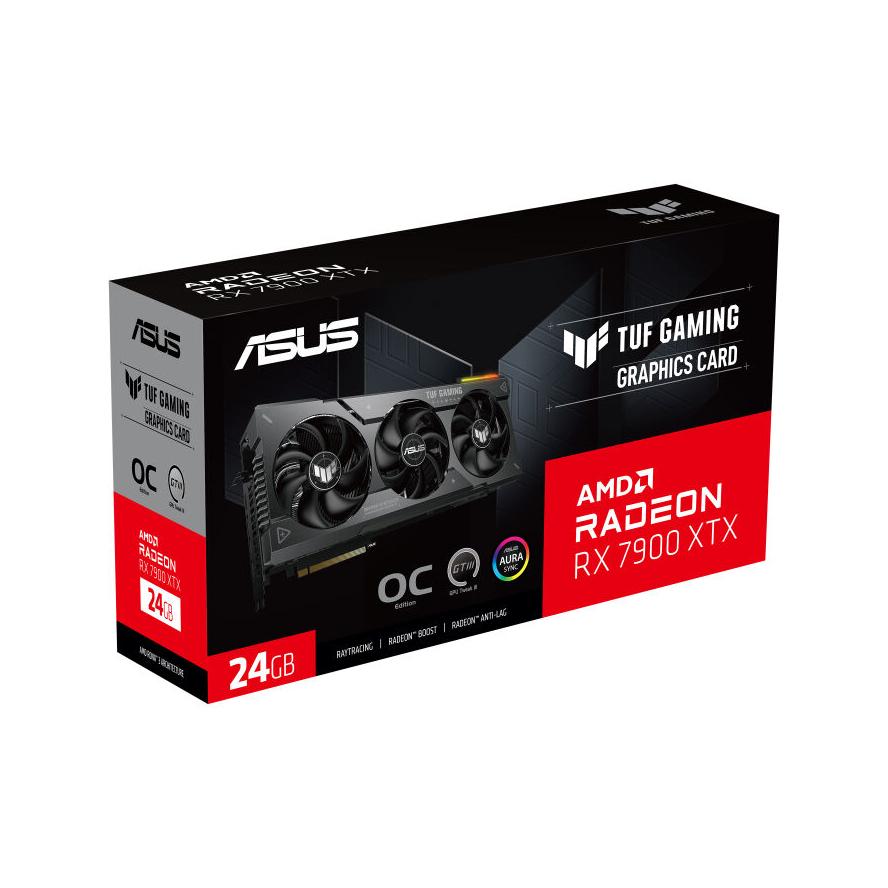 ASUS TUF-RX7900XTX-O24G-GAMING 24GB GDDR6 HDMI DP - (A) - 90YV0IG0-M0NA00