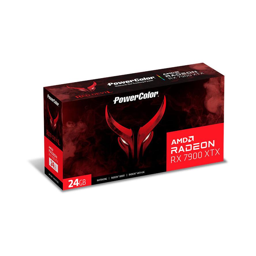 Powercolor Radeon RX7900XTX Red Devil 24GB GDDR6 HDMI 3xDP - (A) - RX7900XTX 24G-E/OC