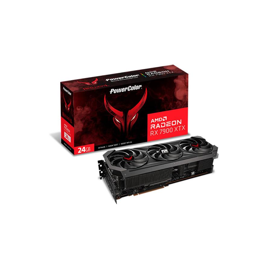 Powercolor Radeon RX7900XTX Red Devil 24GB GDDR6 HDMI 3xDP - (A) - RX7900XTX 24G-E/OC