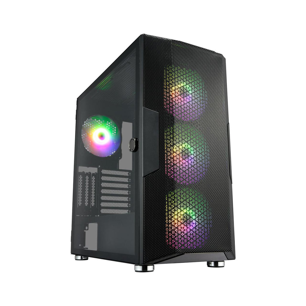 Кутия за компютър FSP CUT592 Black ARGB TG, E-ATX Full - Tower - FORT-CASE-CUT592
