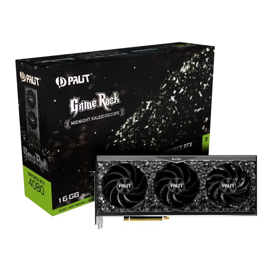 Palit RTX4080 GameRock 16GB GDDR6X HDMI 3xDP - (A) - NED4080019T2-1030G (8 дни доставкa)