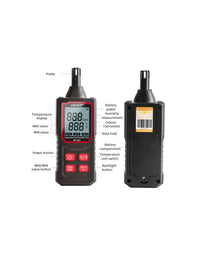 Noyafa Тестер за температура и влага NF-563 Temperature and humidity detector NF-563 thumbnail 1