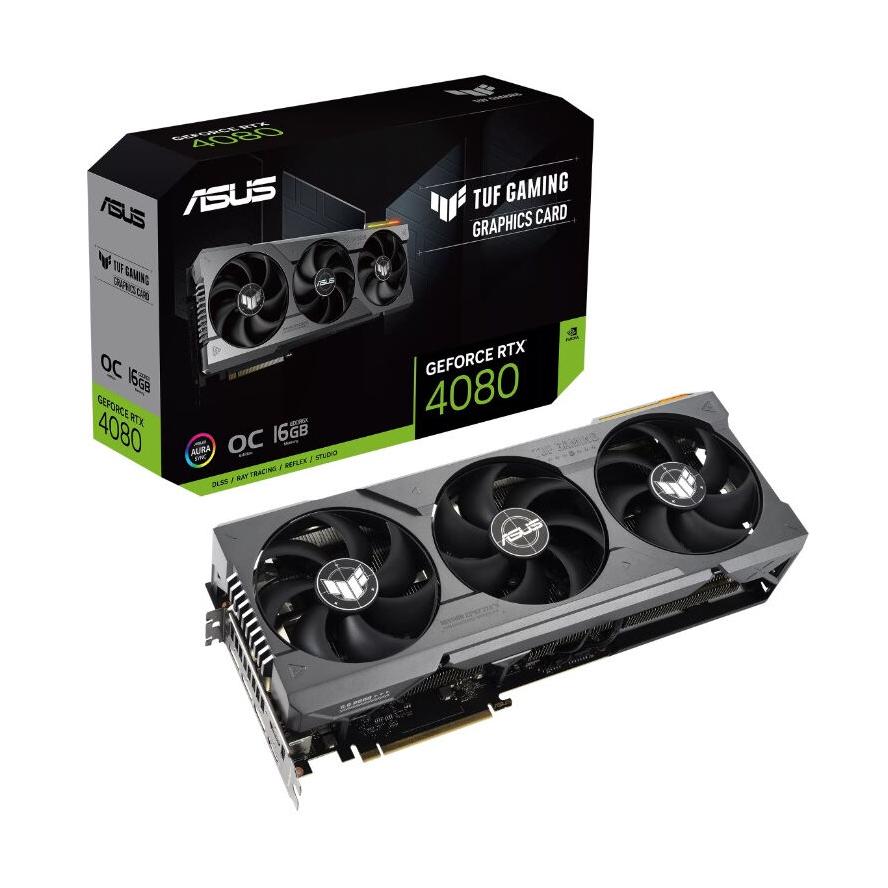 ASUS TUF-RTX4080-O16G-GAMING 16GB GDDR6X HDMI DP - (A) - 90YV0IB0-M0NA00 (8 дни доставкa)