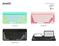 Безжична клавиатура A4tech Fstyler FBK30, Bluetooth, 2.4G, Стойка за телефон, Кирилизирана, Авокадо - A4-KEY-FBK30-AVOCADO thumbnail 6