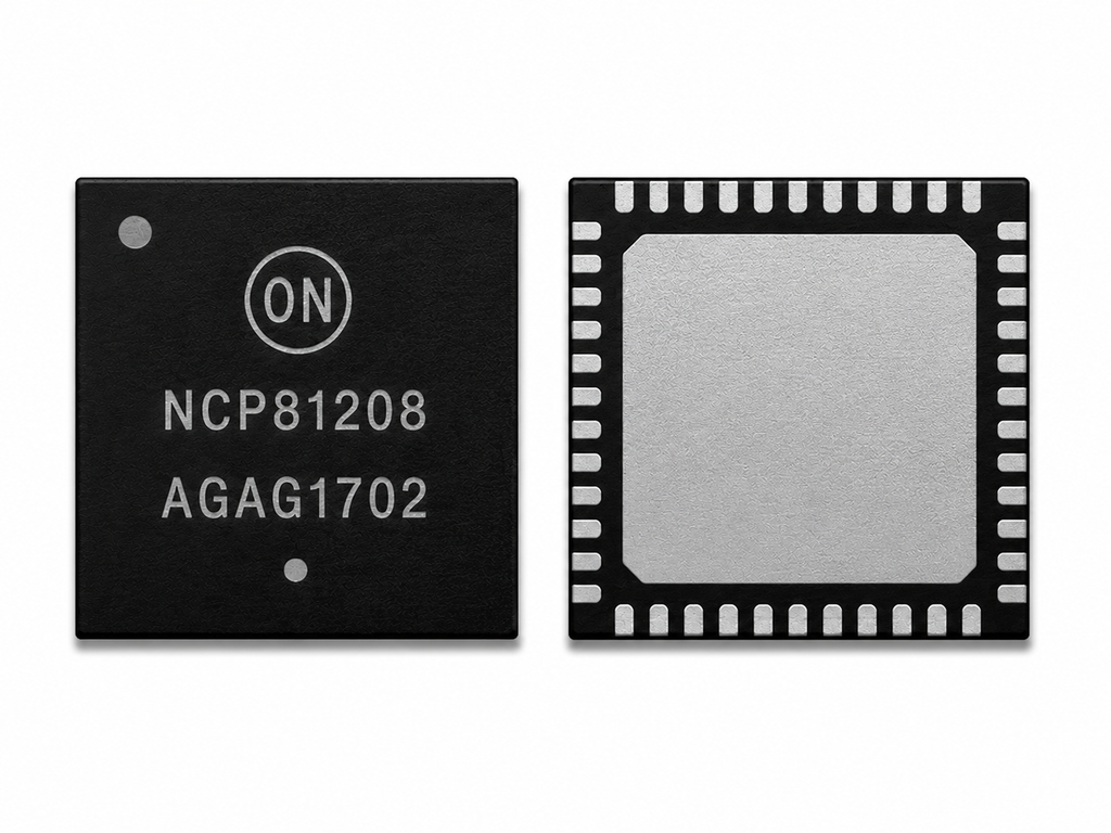 NCP81208 1+2+1 Phase Digital PWM Controller for Intel IMVP8 QFN-48