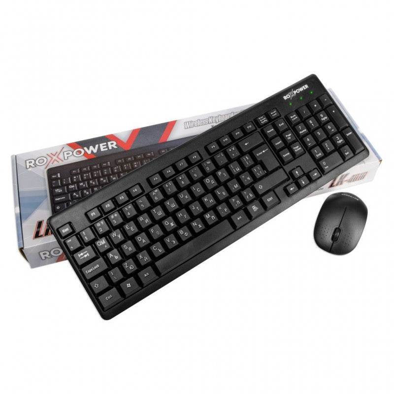 Комплект, RoxPower LK-4010 Wireless Desktop Set USB