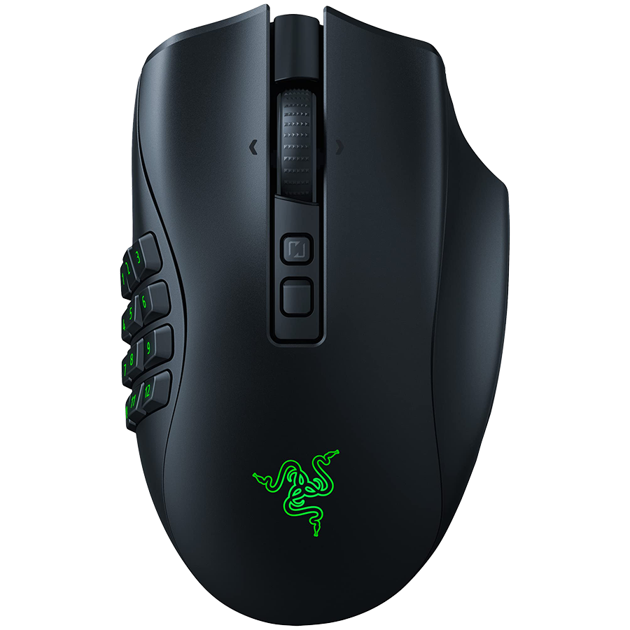 Razer Naga V2 Pro, Wireless Gaming Mouse, True 30000 dpi, Focus Pro 30K Optical Sensor - RZ01-04400100-R3G1