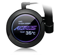 Охлаждаща система Gigabyte AORUS WATERFORCE X 280, LCD Display, RGB Fusion - GA-GP-AORUS-WFX-280 thumbnail 4