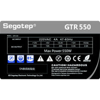 Захранващ блок Segotep GTR-550 550W thumbnail 2