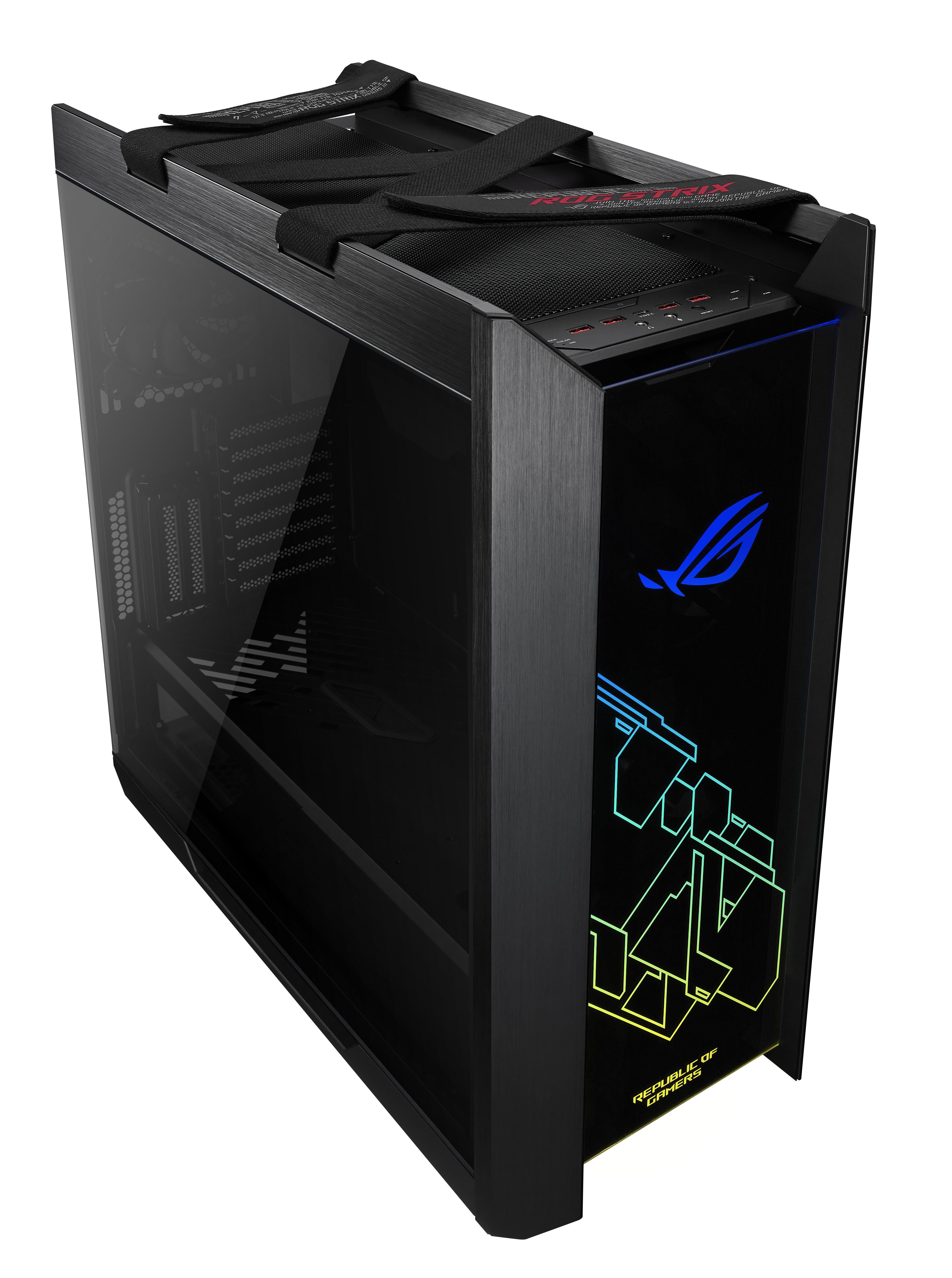 Кутия за компютър ASUS ROG Strix Helios, ATX/EATX, Mid-Tower, Aura Sync ARGB - ASUS-CASE-ROG-HELIOS-BK