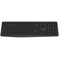 Kлавиатура CANYON keyboard KB-W01 EN/BG Wireless Black - CNE-CKEYW01-BG thumbnail 1