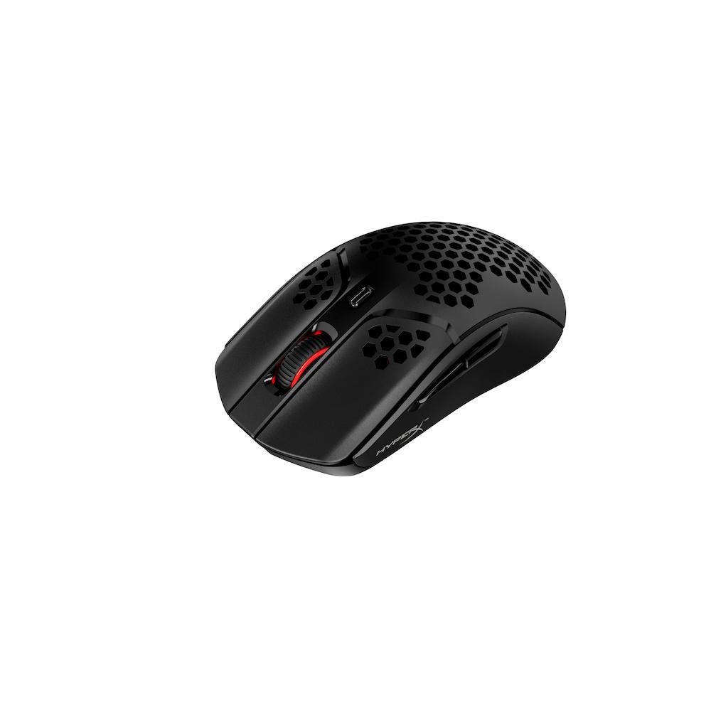 Геймърска мишка HyperX Pulsefire Haste, Wireless, RGB, USB, Черен Червен - HX-MOUSE-PFHW-BK