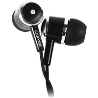 CANYON Stereo earphones with microphone, Black - CNE-CEPM01B thumbnail 3