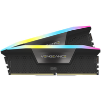 Памет Corsair DDR5, 6000MT/s 32GB 2x16GB DIMM, Unbuffered, 36-44-44-96, Std PMIC, XMP 3.0, VENGEANCE RGB DDR5, Black PCB, 1.4V - CMH32GX5M2E6000C36 thumbnail 1