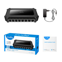 Суич Cudy GS108D, 8 портов, 10/100/1000, Auto-MDI/MDIX - GS108D thumbnail 4