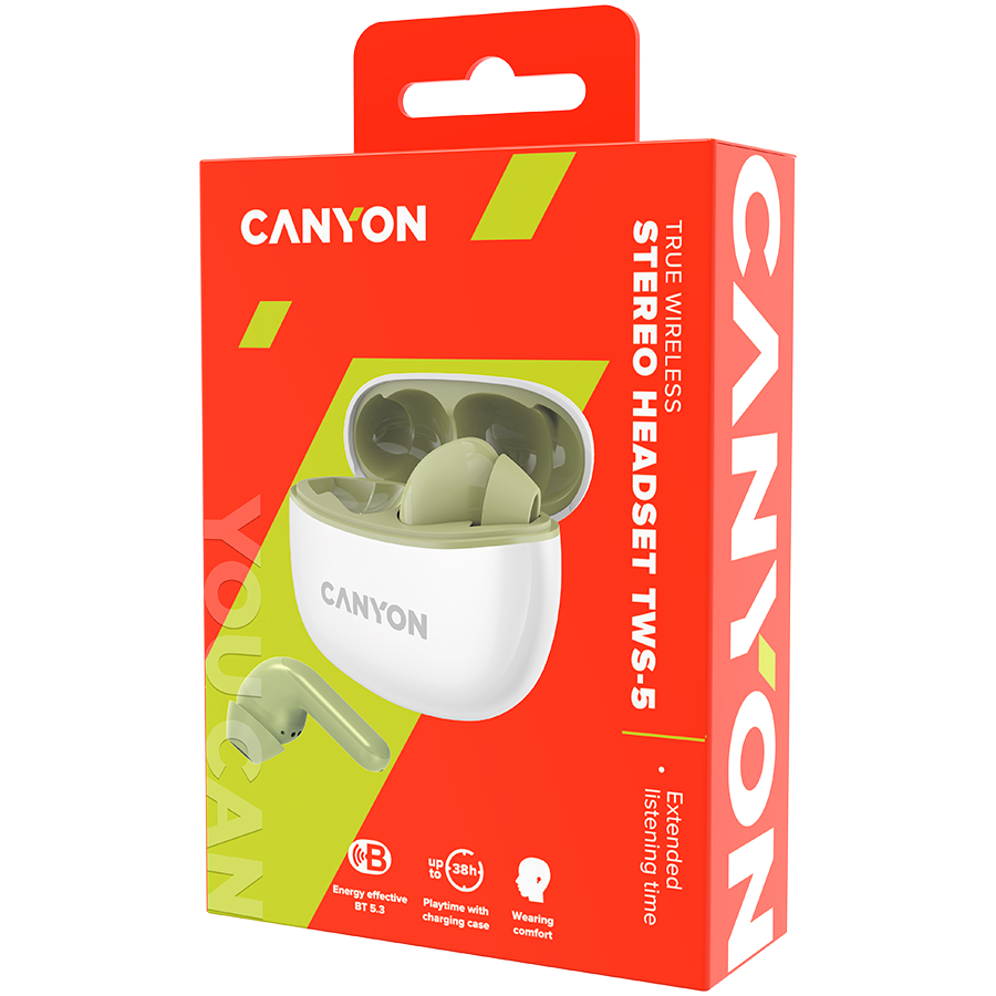 CANYON TWS-5, Bluetooth headset, with microphone