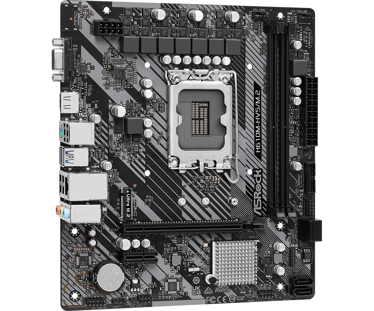 Дънна платка ASROCK H610M-HVS/M.2 R2.0 - 67611