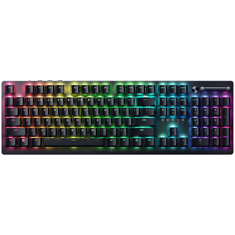 Razer DeathStalker V2 Pro - Linear Optical Switch - US, Wireless Low-Profile RGB Optical Gaming Keyboard - RZ03-04360100-R3M1
