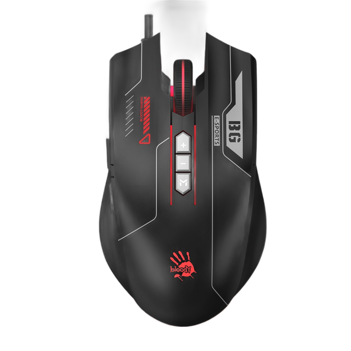 Геймърска мишка Bloody ES7 Esports, Жична, RGB,6000 cpi, Черна - A4-MOUSE-ES7