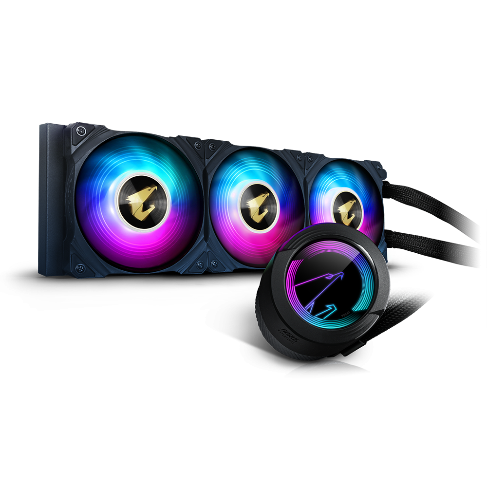 Охлаждаща система Gigabyte AORUS WATERFORCE 360, ARGB display, RGB Fusion 2.0 Socket 1700 Ready - GA-GP-AORUS-WF-360