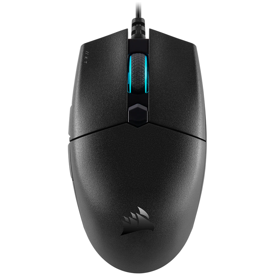 Corsair KATAR PRO Gaming Mouse, Wired, Black, Backlit RGB LED, 12400 DPI, Optical (EU Version) - CH-930C011-EU