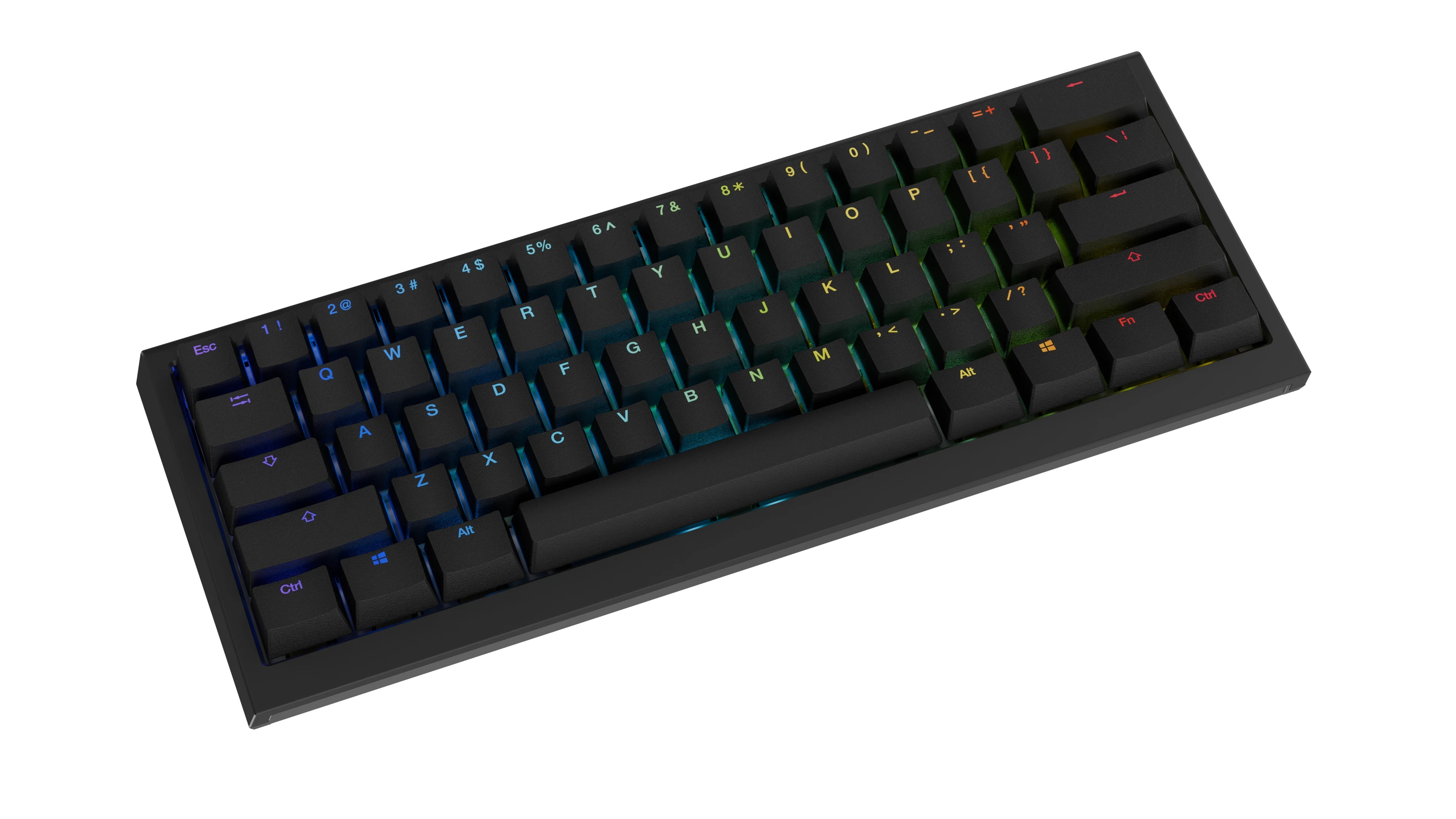 Ducky Професионална геймърска механична клавиатура Professional One X Mini Wireless Black Ducky AI Switches [Linear] - DKON2461AST3-DAUSPDOECL1AS1