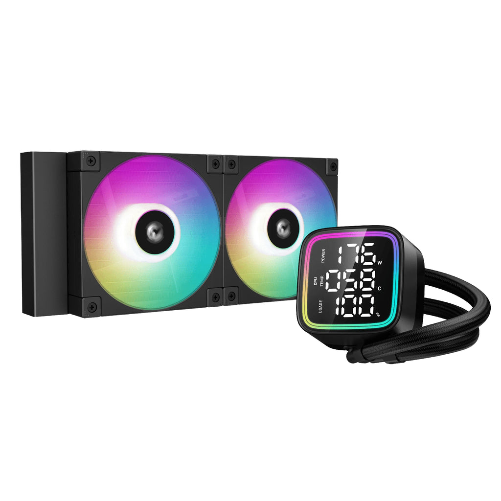 Охлаждаща система DeepCool Water Cooling LD240 LCD Screen, A-RGB - R-LD240-BKDMMN-G-1