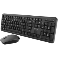 CANYON SET-W20 EN/BG Keyboard+Mouse Velvet Wireless Black - CNS-HSETW02-BG thumbnail 3