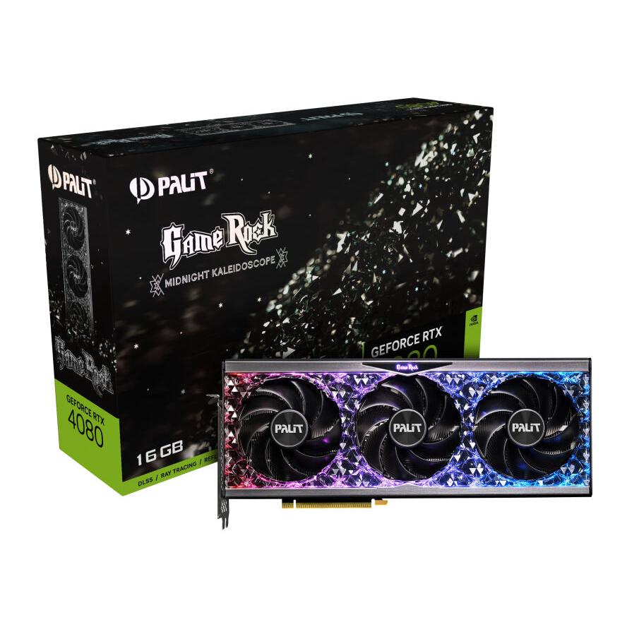 Palit RTX4080 GameRock 16GB GDDR6X HDMI 3xDP - (A) - NED4080019T2-1030G (8 дни доставкa)