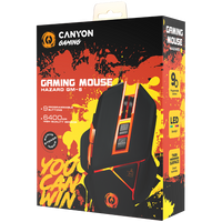 CANYON Optical gaming mouse, adjustable DPI setting 800/1000/1200/1600/2400/3200/4800/6400 - CND-SGM6N thumbnail 5