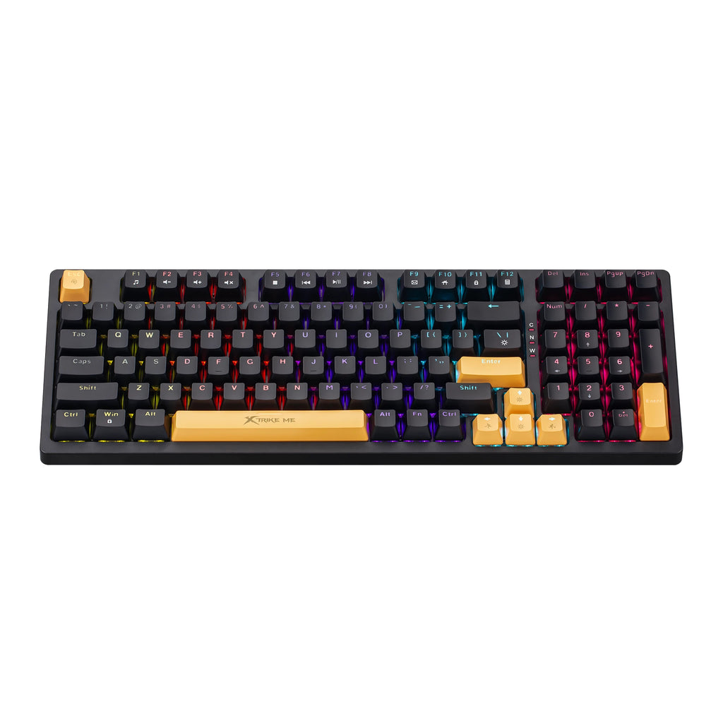 Xtrike ME геймърска механична клавиатура Gaming Mechanical keyboard 98 keys - GK-997 - (English US) (XTRM-GK-997-BK)