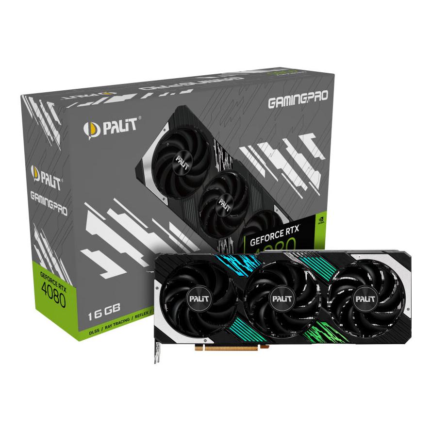 Palit RTX4080 GamingPro 16GB GDDR6X HDMI 3xDP - (A) - NED4080019T2-1032A (8 дни доставкa)