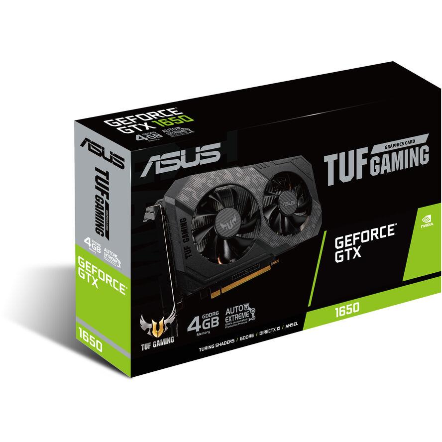 ASUS TUF-GTX1650-4GD6-GAMING 4GB GDDR6 HDMI DP DVI-D - (A) - 90YV0EH1-M0NA00 (8 дни доставкa)