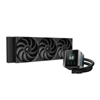 Охлаждаща система DeepCool MYSTIQUE 360 LCD Screen, A-RGB - R-LX750-BKDSNMP-G-1 thumbnail 1