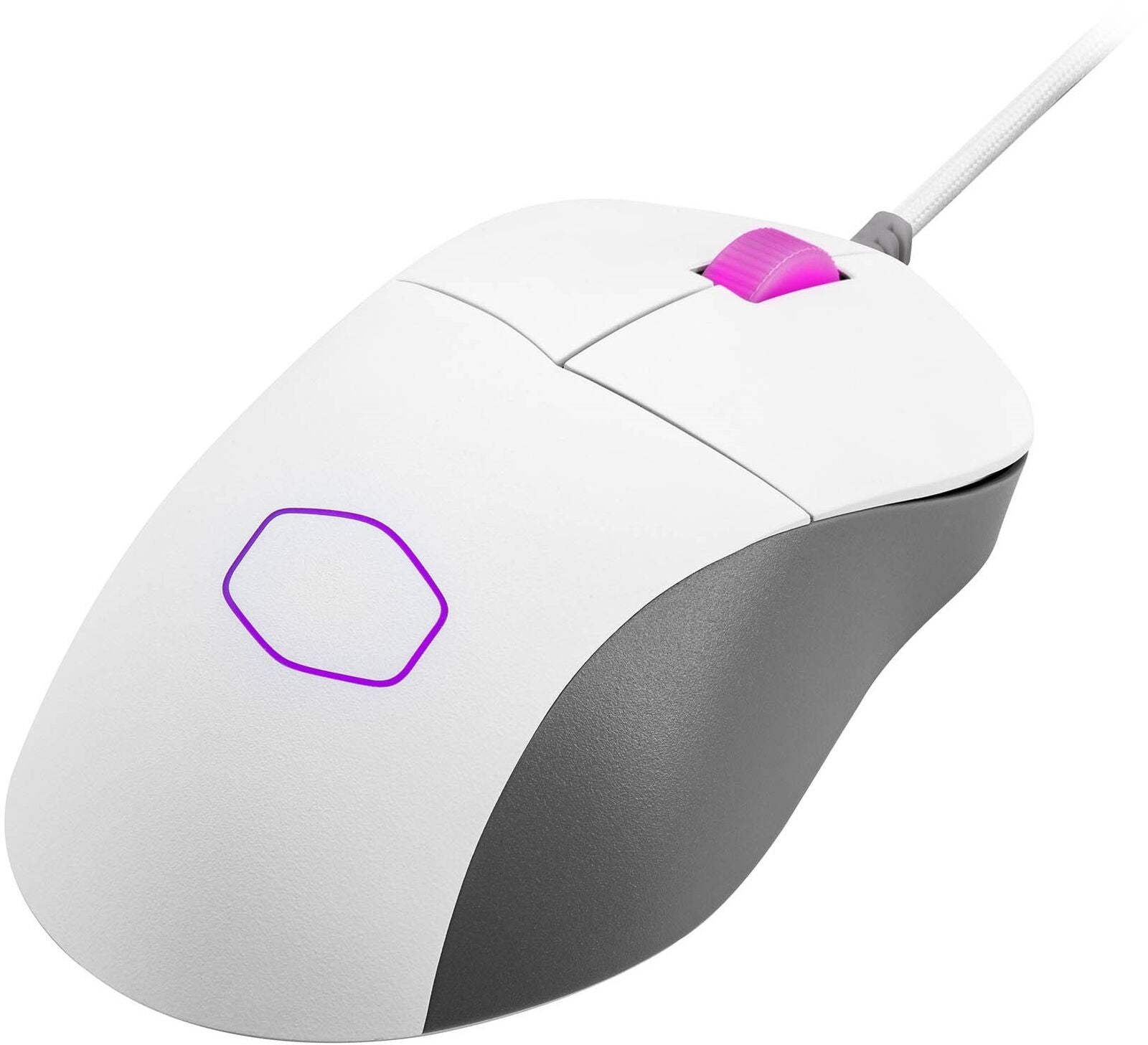 Геймърска Оптична Мишка Cooler Master MM730, wired mouse, optical, 16000 DPI, RGB, Бяла, MM-730-WWOL1