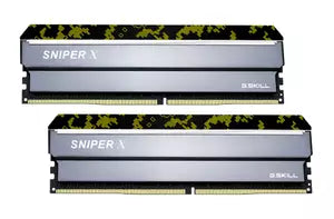 Памет G.SKILL Sniper X 16GB(2x8GB) DDR4 PC4-25600 3200MHz CL16 F4-3200C16D-16GSXKB