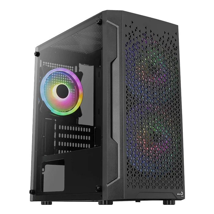 Кутия за компютър AeroCool mATX Trinity Mini-G-BK-v3 3 fans included, Tempered Glass - ACCS-PV32133.11