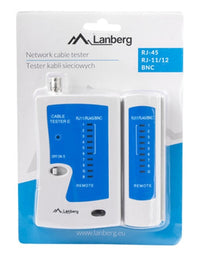 Lanberg cable tester for RJ-45, RJ-12, RJ-11, coaxial - NT-0401 thumbnail 4
