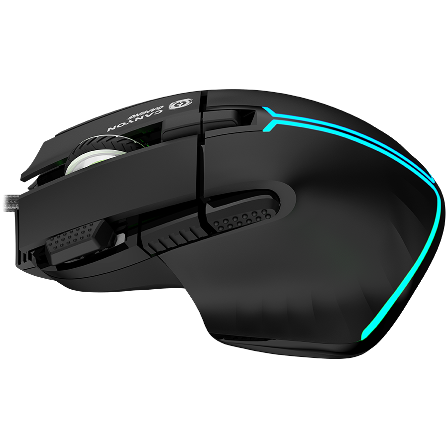 CANYON mouse Fortnax GM-636 RGB 9buttons Wired Black - CND-SGM636B