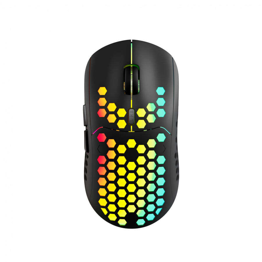 Canyon 7keys Gaming 2.4G wireless mouse, KA8 sensor, DPI up to 1600, rubber coating on panel - CND-SGMW18