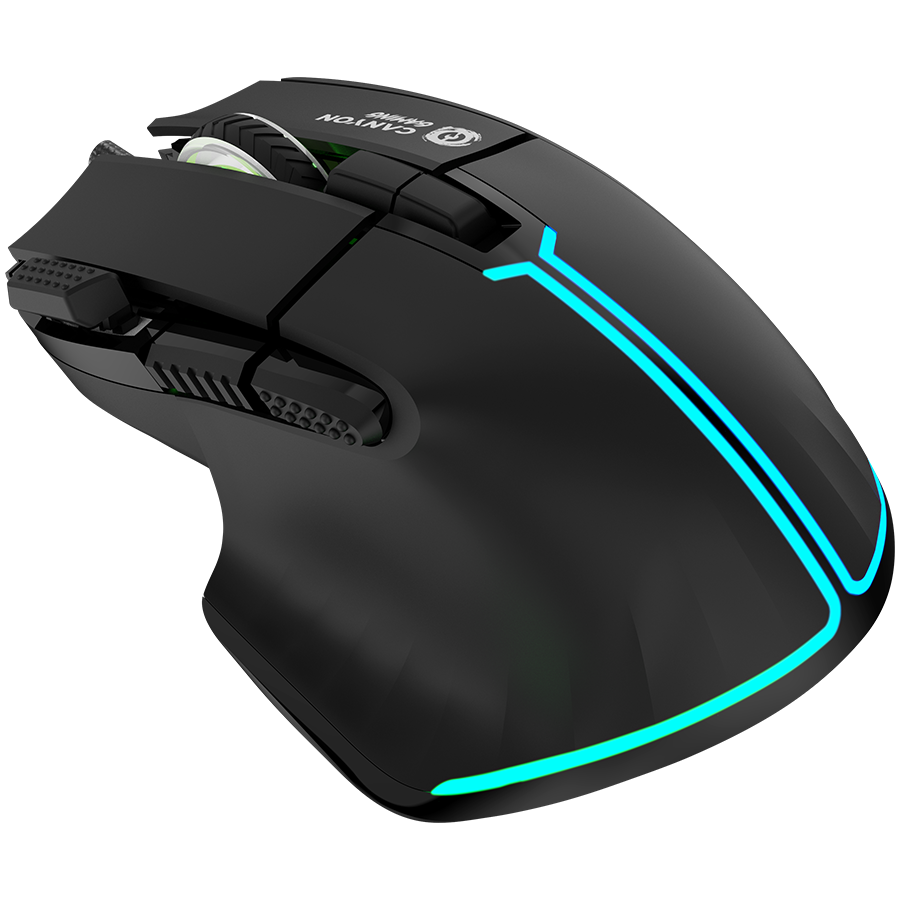 CANYON mouse Fortnax GM-636 RGB 9buttons Wired Black - CND-SGM636B